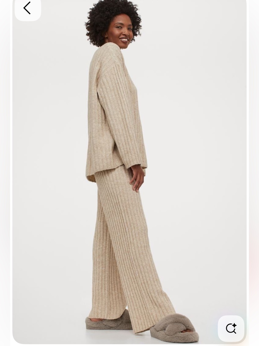 H&M Ribbed Knit Mock Neck Sweater - Picture 7 of 8